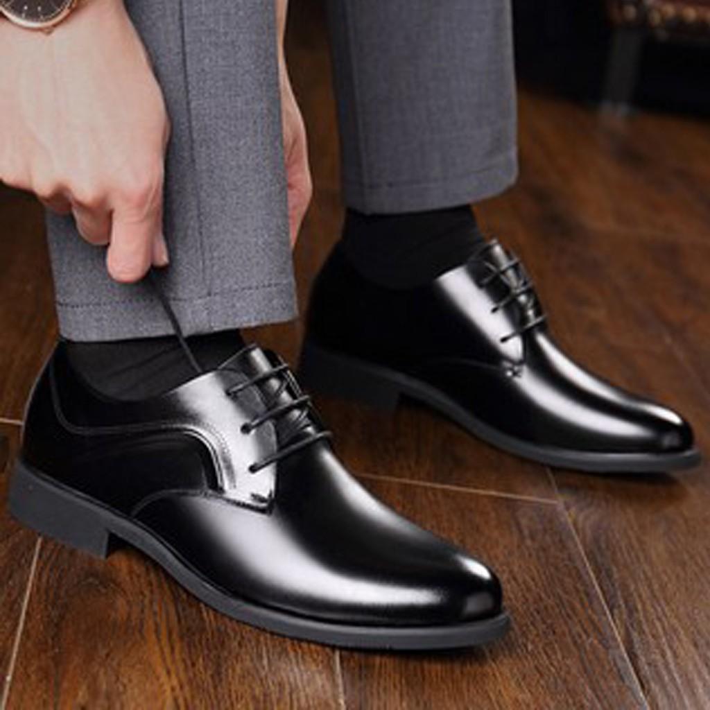 Giày da bò thật cao cấp nam thời trang 20395