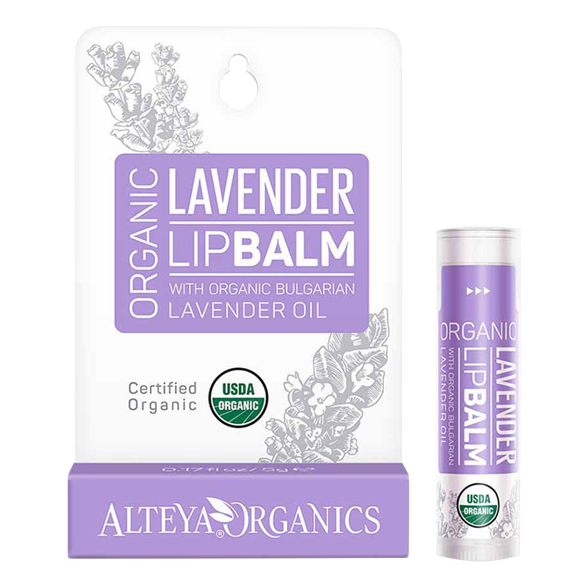 Son Dưỡng Môi Oải Hương Hữu Cơ - Alteya Organic Lavender Lip Balm (5g)