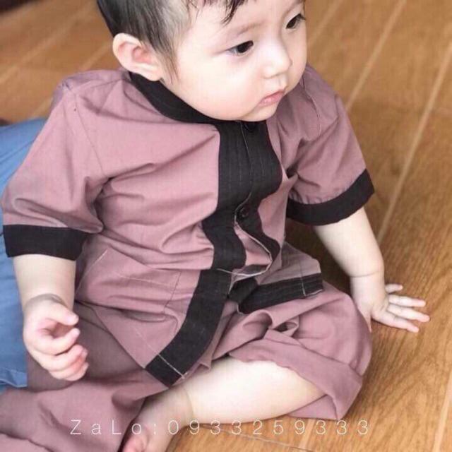 Đồ Lam Đi Chùa Cho Bé # Lãnh Tụ Phối# Quần Áo Bé # Trai Gái Đều Mặc Được