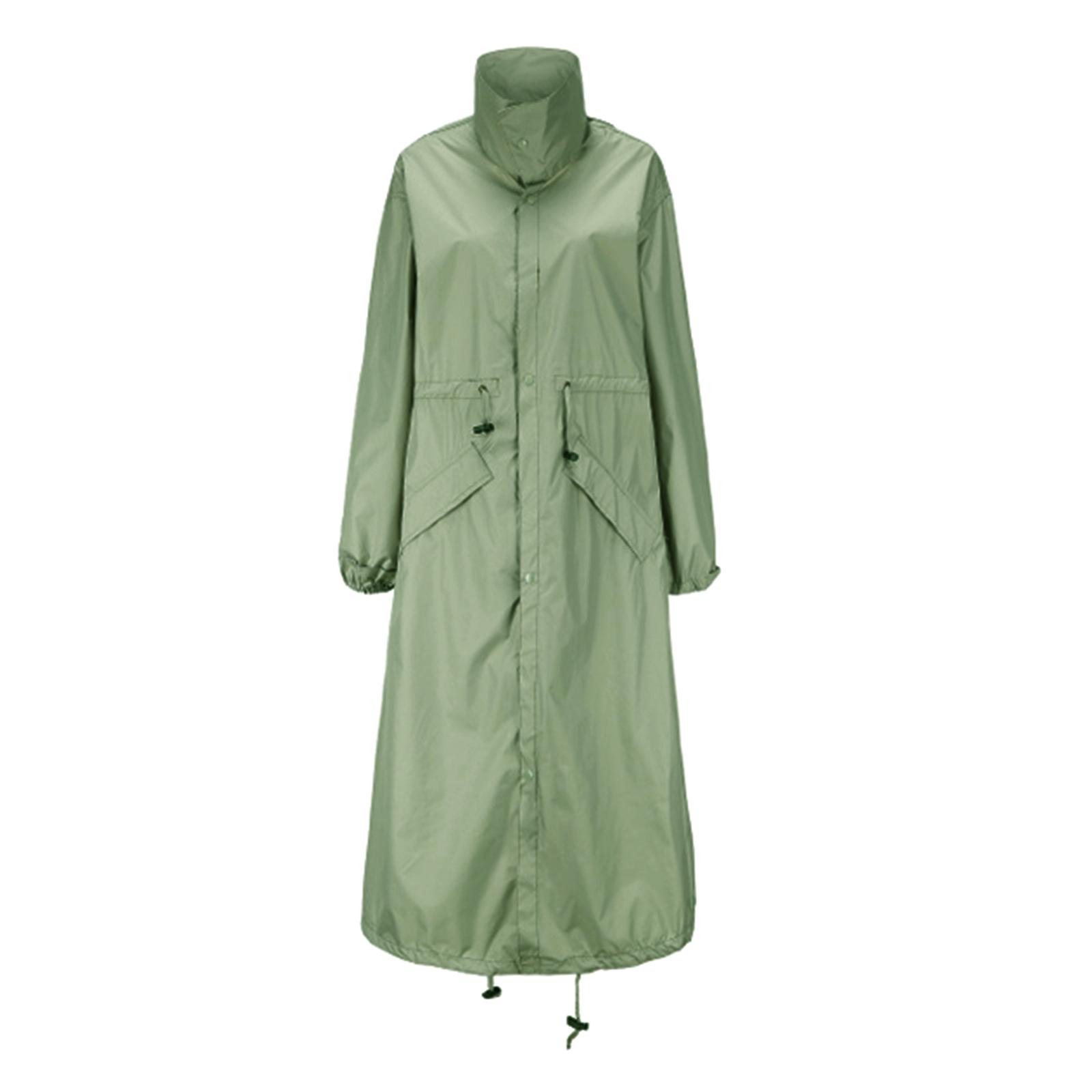 Women Hooded Wind Wave Rain Jacket Outdoor Waterproof Coat Outwear