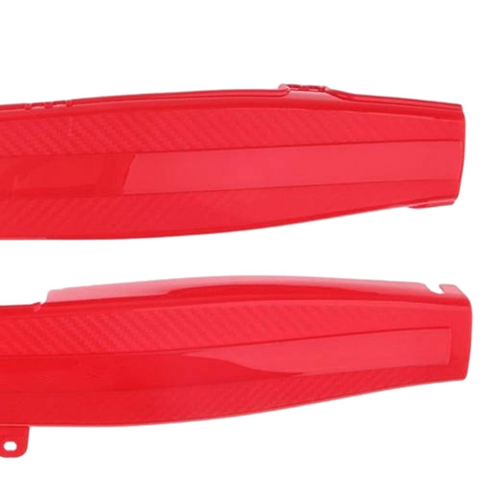 Motorbike protection covers black Red