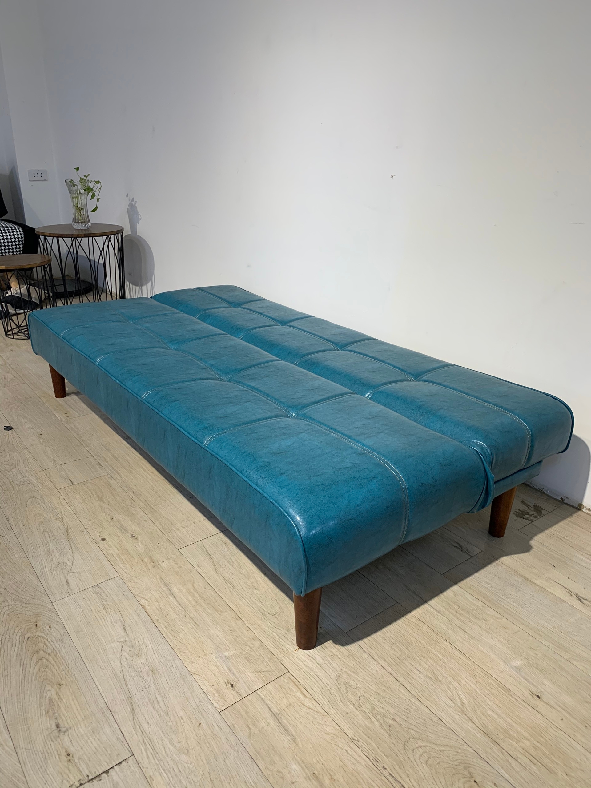 Sofa bed 3 trong 1 Juno sofa màu xanh ngọc