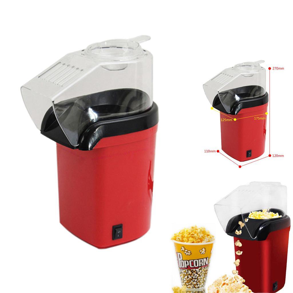 1200W Electric Corn Popcorn Maker Automatic Mini Air Popcorn Making EU Plug