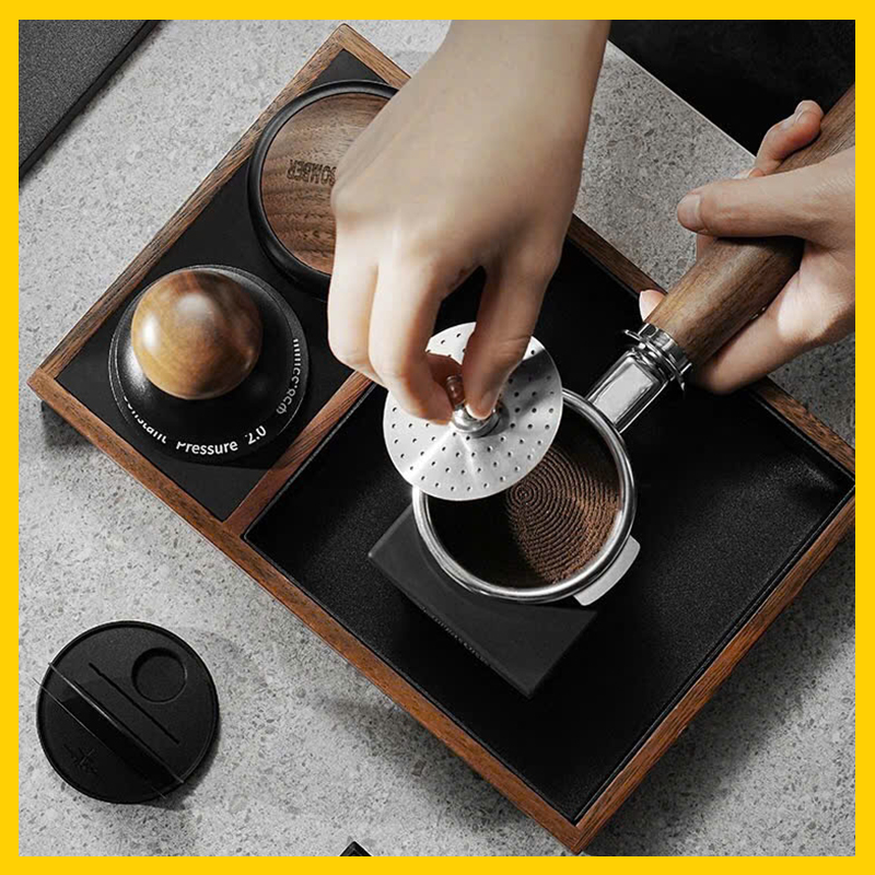 Đế cao su để Puckscreen kèm nam châm dánh cho cà phê espresso | MHW-3Bomber