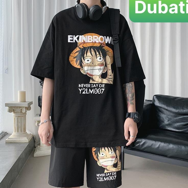 ĐỒ BỘ THỂ THAO ONEPICE HOẠT HÌNH SIÊU MỚI HOT, ĐỒ BỘ NAM, SET ĐỒ BỘ CHẤT VẢI THOÁNG MÁT- DUBATI FASHION