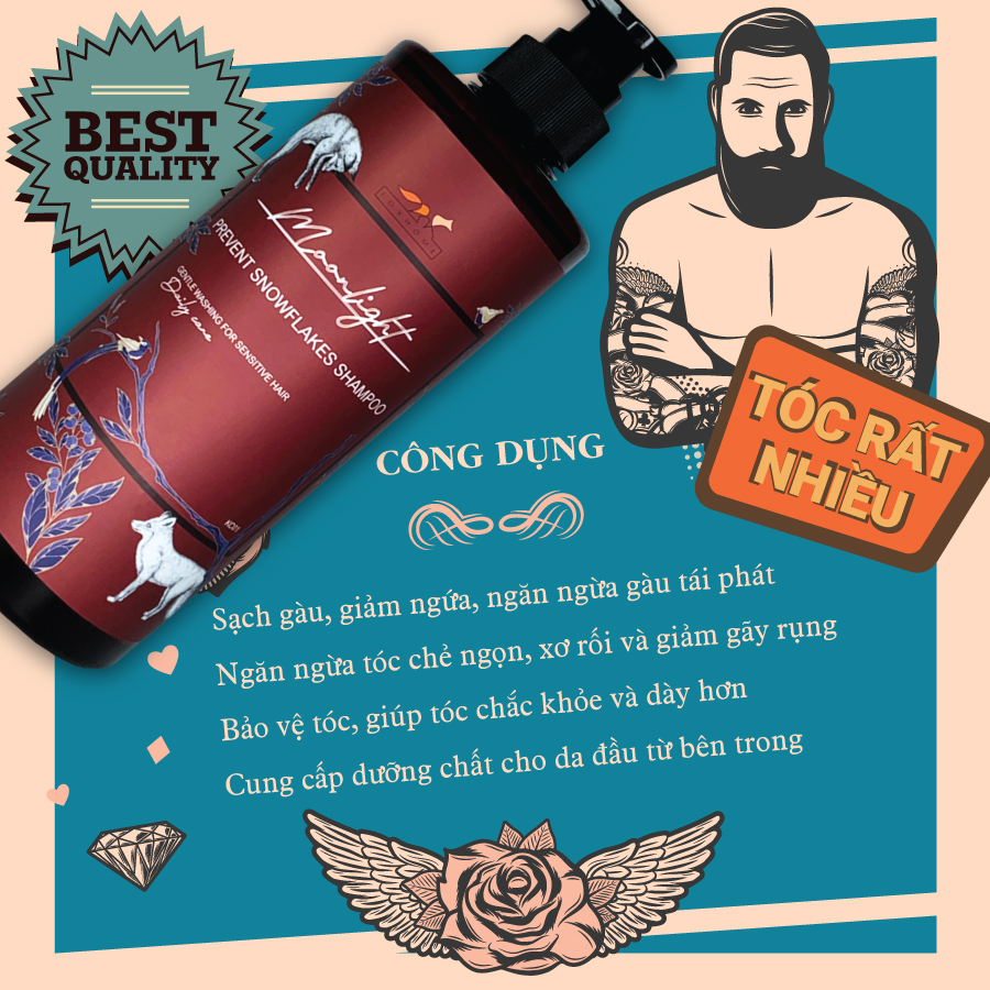 DẦU GỘI FOX LÀM NGĂN NGỪA GÀU HƯƠNG NƯỚC HOA 750ml