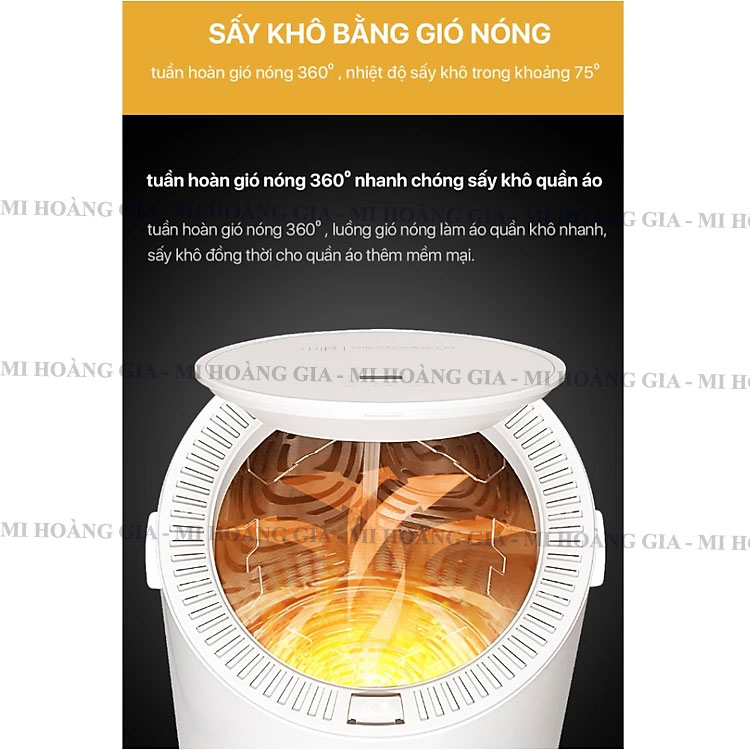 Máy sấy diệt khuẩn quần áo Xiaomi Lydsto HD-YWHL02 - Hàng nhập khẩu