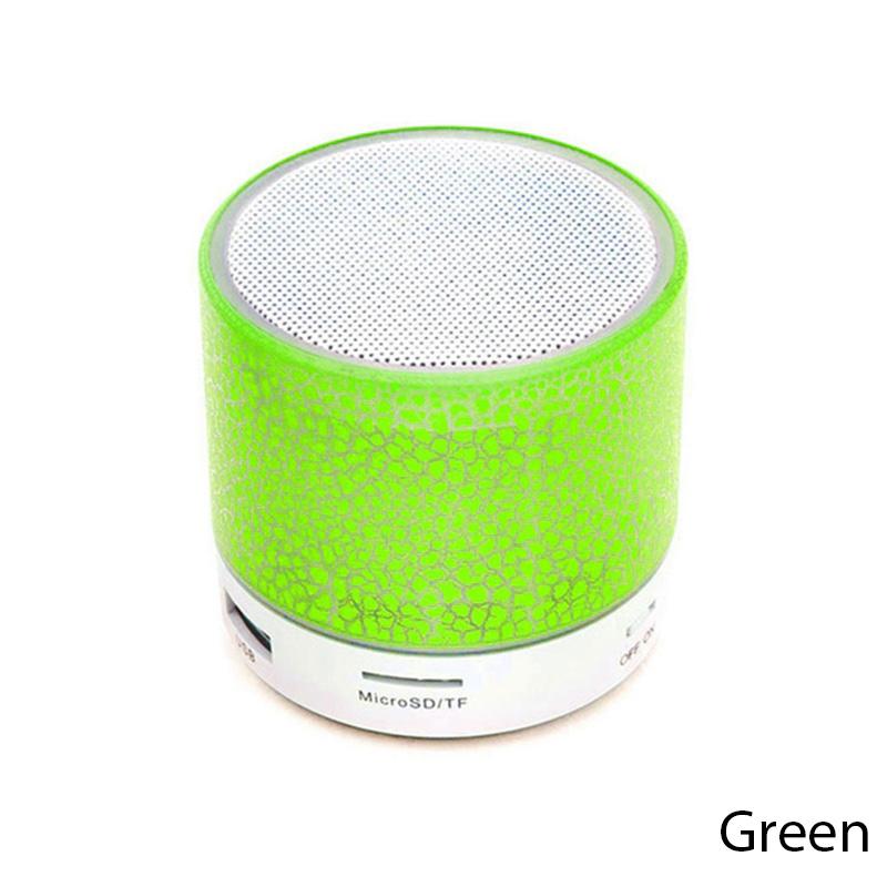 Loa bluetooth loa không dây mini crack crack thẻ tf thẻ usb subwofer di động mp3 âm nhạc âm thanh cho PC di động màu điện thoại: loa xanh