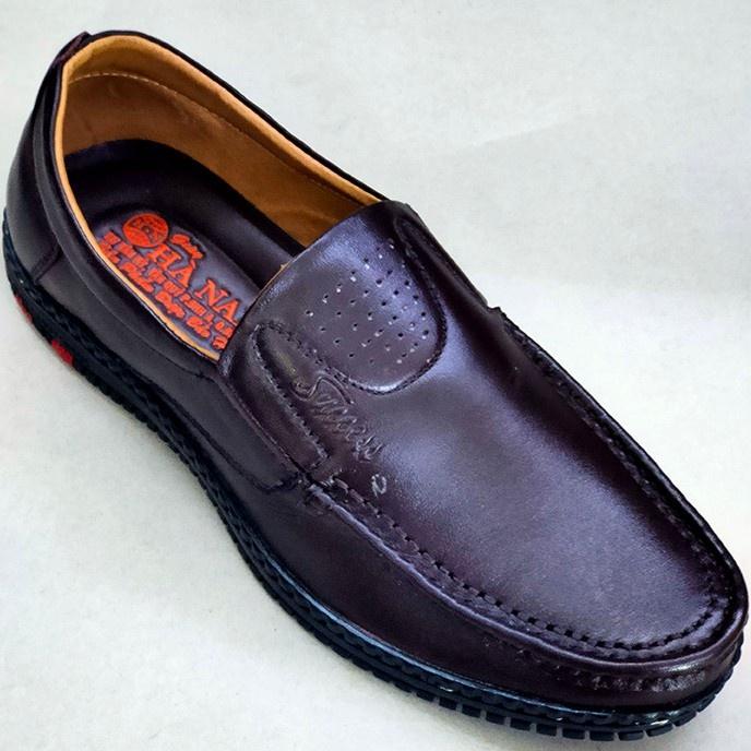 Giày Mọi Nam Da Bò Thật TiTi ĐÔ Cao Cấp GM2036d