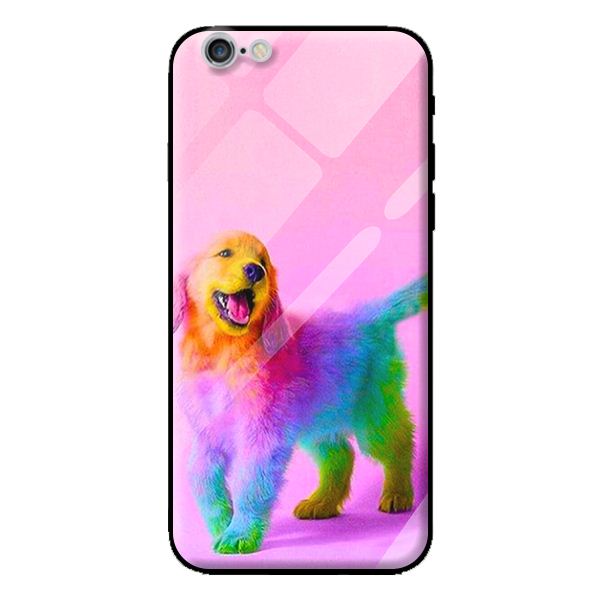 Ốp lưng kính cường lực cho iPhone 6S Plus Chó 1 - Hàng chính hãng