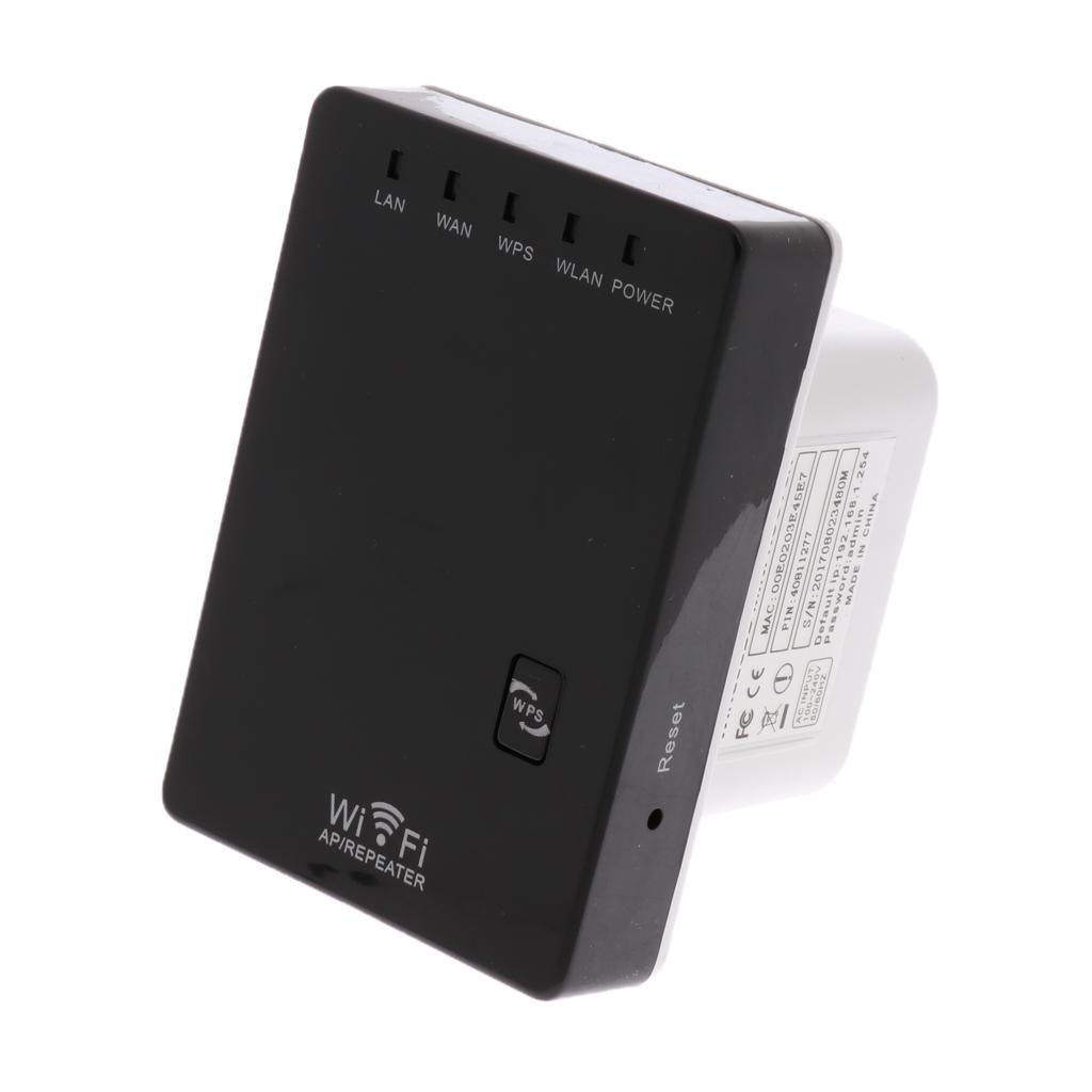 Mini Wifi Repeater Wireless AP Extender Router Amplifier 300Mbps US Plug