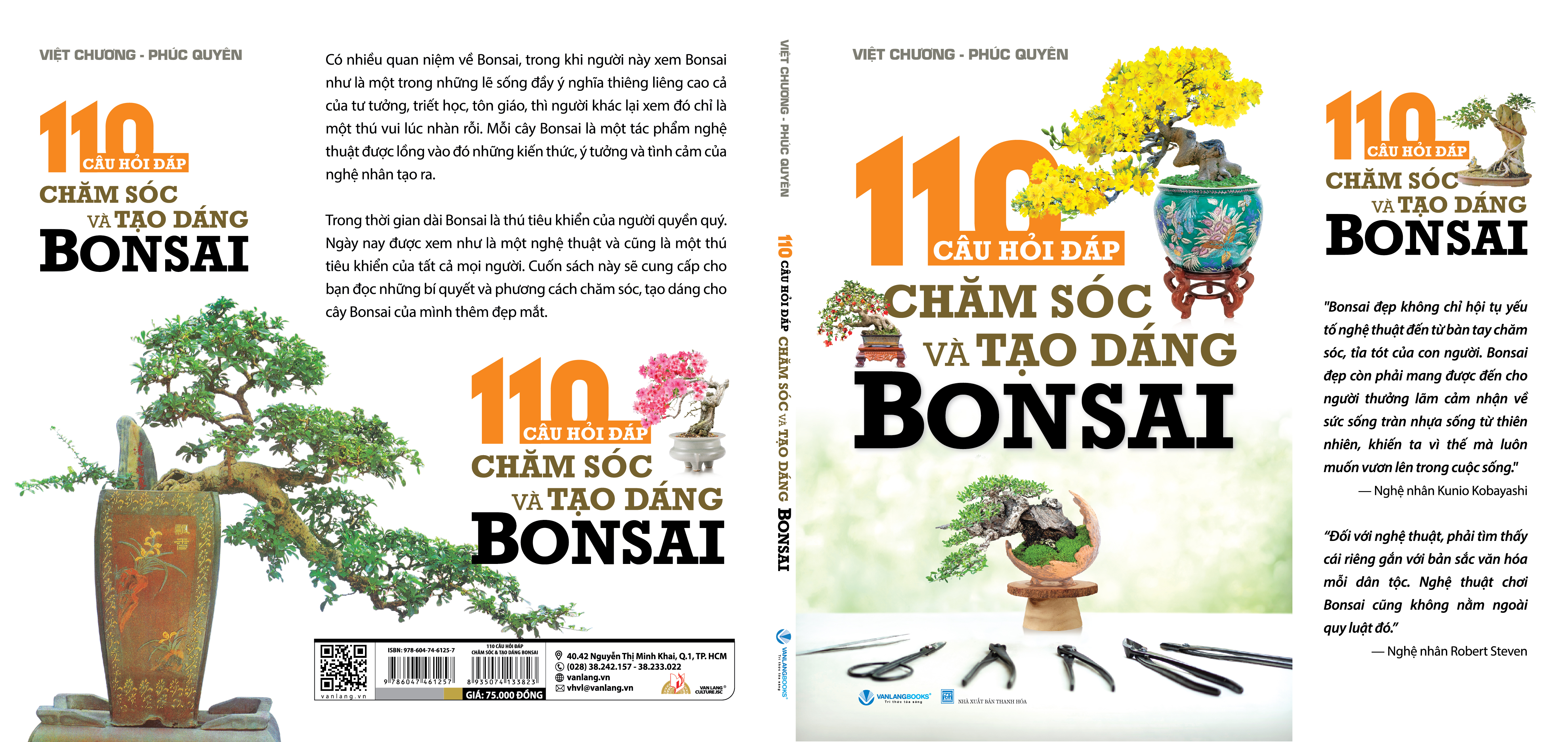 110 Câu Hỏi Đáp Chăm Sóc Và Tạo Dáng Bon Sai (Tái Bản) - Vanlangbooks