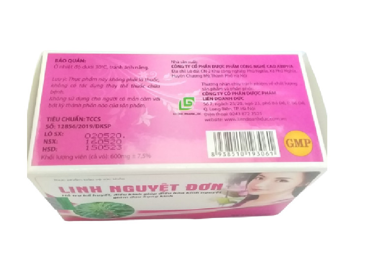 Viên Uống LINH NGUYỆT ĐƠN- Hỗ Trợ Bổ Huyết, Điều Kinh Giúp Điều Hòa Kinh Nguyệt