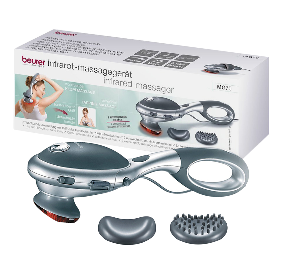 Máy Massage Cầm Tay Đèn Hồng Ngoại Beurer MG70