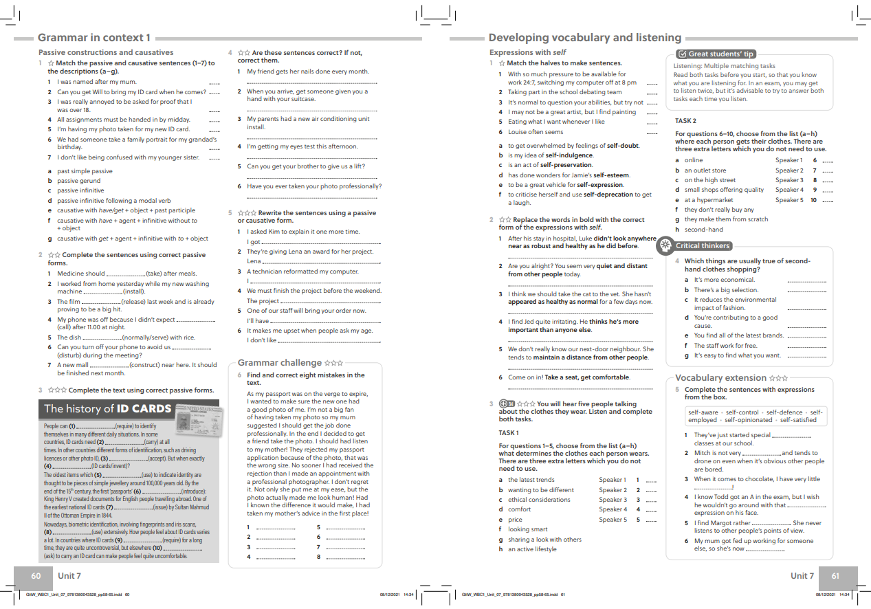 Gateway To The World C1 Workbook With Digital Workbook