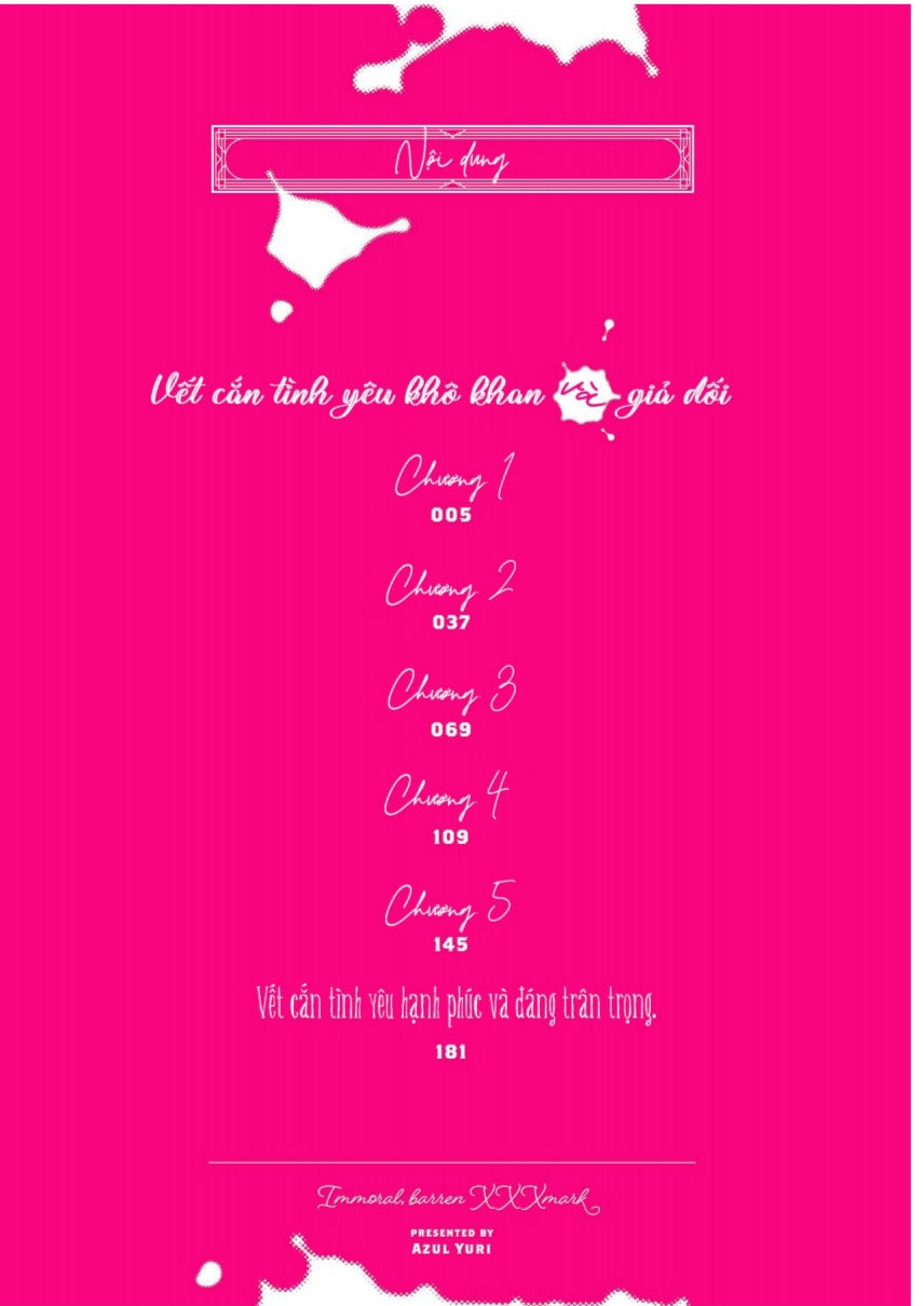 [18+] vết cắn tình yêu khô khan và giả dối chapter 1 2