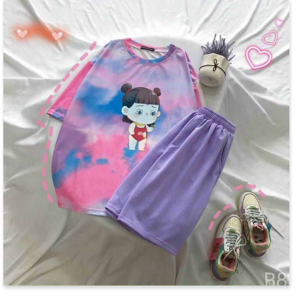SET BỘ NỮ THUN COTTON,CHẤT LIỆU THOÁNG MÀU,HỌA TIẾT XINH XẮN KHÁNH AN STORE