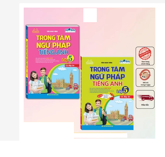 Sách - Global success - Trọng tâm ngữ pháp tiếng anh lớp 5 (có đáp án)