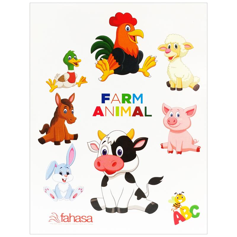 Tập Học Sinh Animal 5 Ô Ly 96 Trang 100gsm - FAHASA (Mẫu Bìa Giao Ngẫu Nhiên)