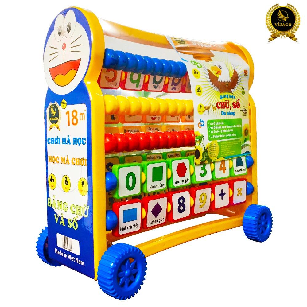 Đồ Chơi Giáo Dục - Vijago - Bảng Chữ Số Đa Năng -