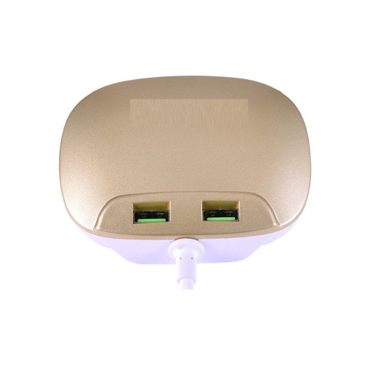 Bộ chia tẩu sạc mini trên ô tô 2 tẩu sạc +2 cổng USB sạc siêu nhanh, công suất lớn tiện ích KY-513