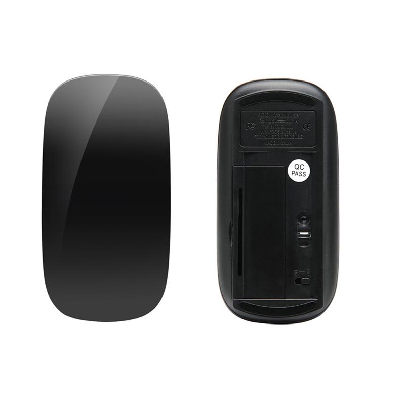 Cảm Ứng Đa Năng Magic Mouse 2.4GHz Chuột Dành Cho Windows Mac OS Trắng/Đen Cho Laptop/Trò Chơi/máy Tính Để Bàn Thả Vận Chuyển