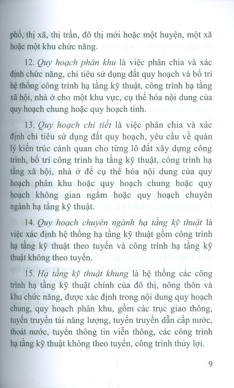 Luật Quy Hoạch Đô Thị Và Nông Thôn Năm 2024