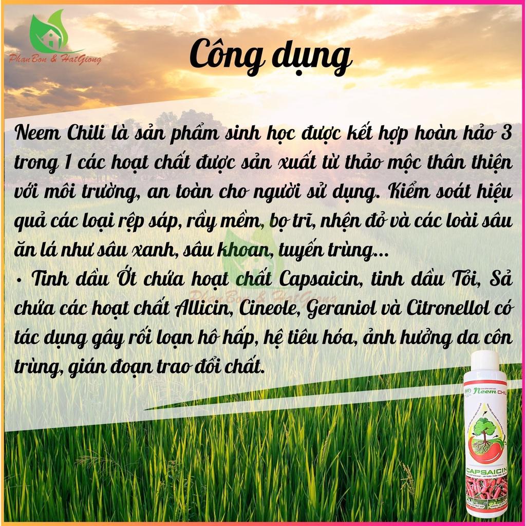 Neem Chili Chất Bám Dính Sinh Học 150ml - Điền Trang Trừ Bọ Trĩ - Shop Phân Bón và Hạt Giống