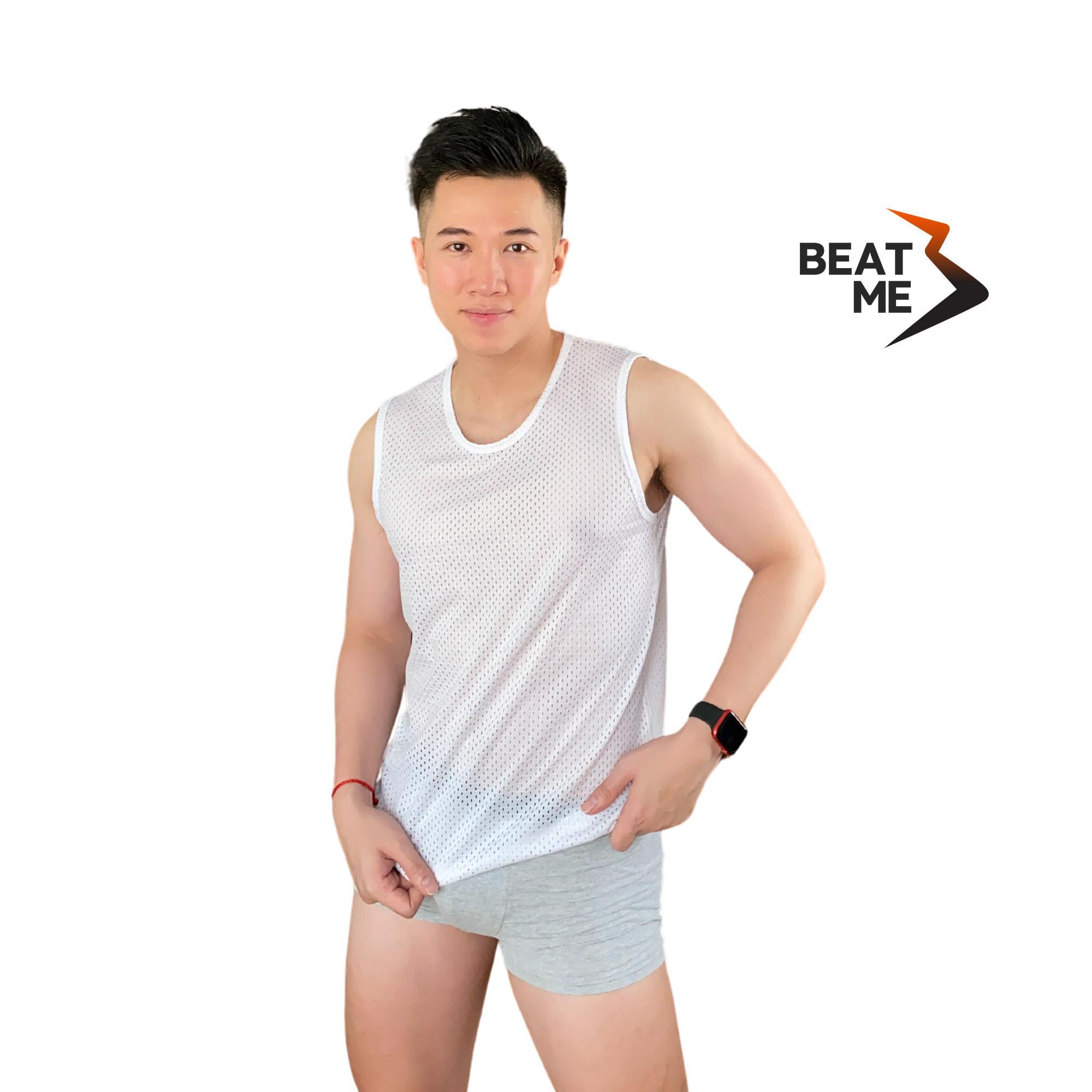 Combo 3 Áo Tank Top Thể Thao Tập Gym Mặc Nhà Beatme Form Thoải Mái Vải Lưới Siêu Thoáng Mát Mau Khô Hút Mồ Hôi Mùa Hè