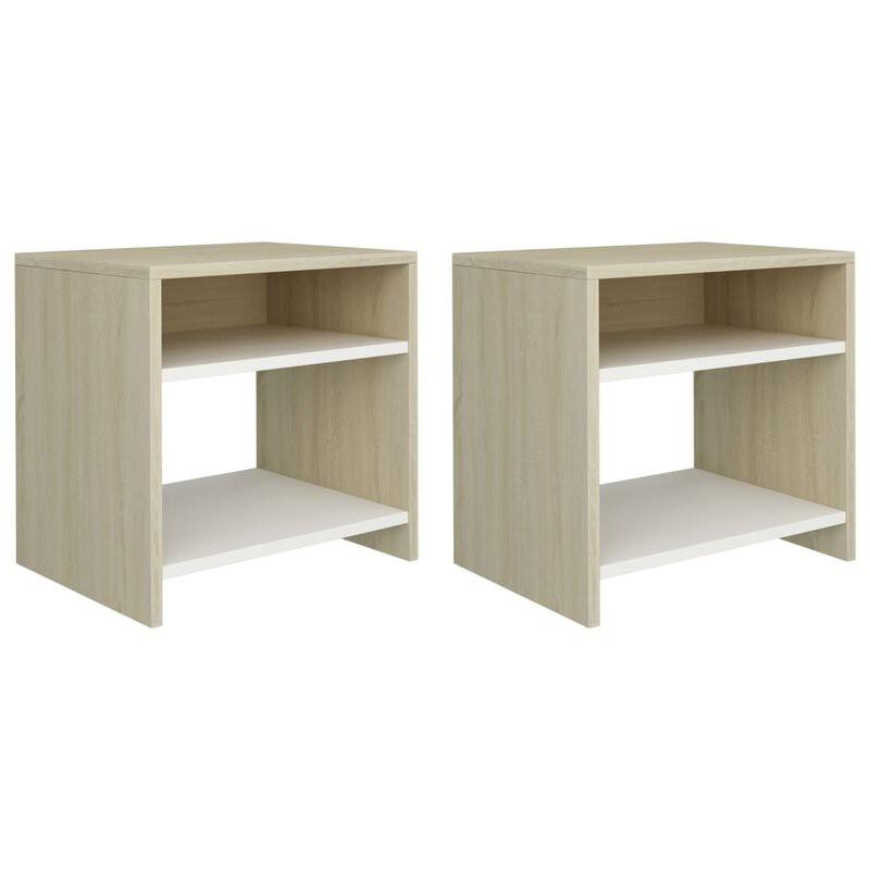 Tủ Đầu Giường SOVACO- ALB / R40 x D30 x C40cm / Phong Cách Tối Giản / Có Kèm Giấy Hướng Dẫn Lắp Ráp