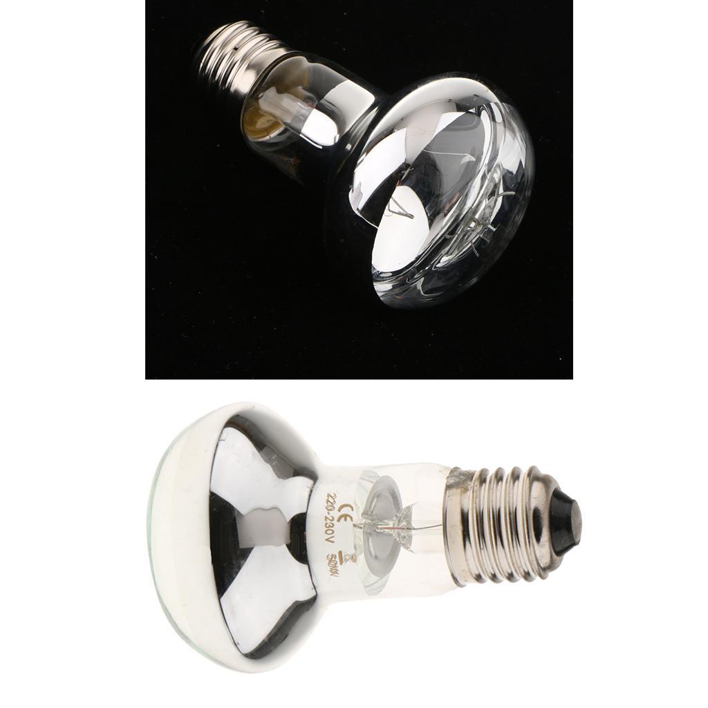 2x Reptiles Brooder UVA Heat Lamp Bulb Lightbulb for Frog Snake Lizard 50W