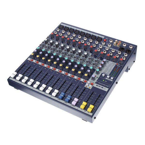 Bàn Mixer Soundcraft EFX8 – Mixer số chuyên sử dụng cho âm thanh chuyên nghiệp, sân khấu, hội trường, sự kiện, phòng hát cao cấp – 10 kênh (8 mono, 2 stereo) - 32 chế độ effect – Hàng chính hãng