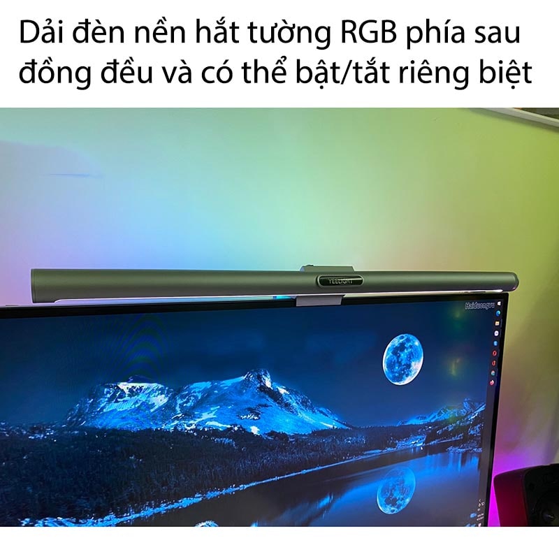 Đèn treo màn hình Yeelight LED Screen Light Bar Pro Flagship Edition (Limited)- Dùng được màn hình monitor cong/phẳng - Hàng Chính Hãng