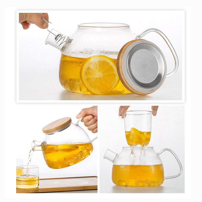 Bình lọc trà hoa thủy tinh Samadoyo S051H 900ml