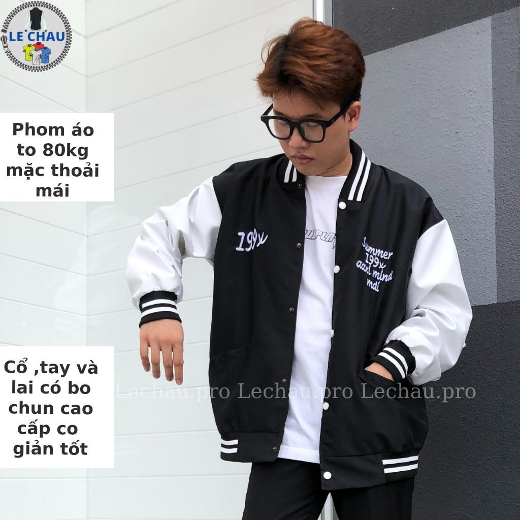 Áo khoác nam nữ 199X Varsity jacket 2 lớp unisex form rộng cao cấp bomber bóng chày streetstyle hottrend