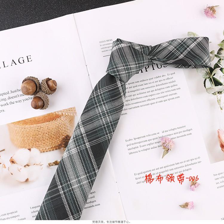 CÀ VẠT CÔNG SỞ, HỘI NGHỊ CHO THANH NIÊN, CÀ VẠT PHONG CÁCH HÀN QUỐC bản hẹp 6m chất liệu vải bông cotton