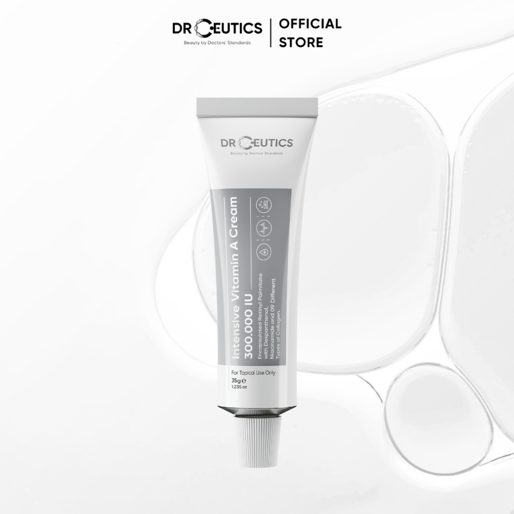 DRCEUTICS Kem Dưỡng Trẻ Hóa và Căng Mịn Da Chứa Vitamin A Intensive Cream 300.000 IU (35g)