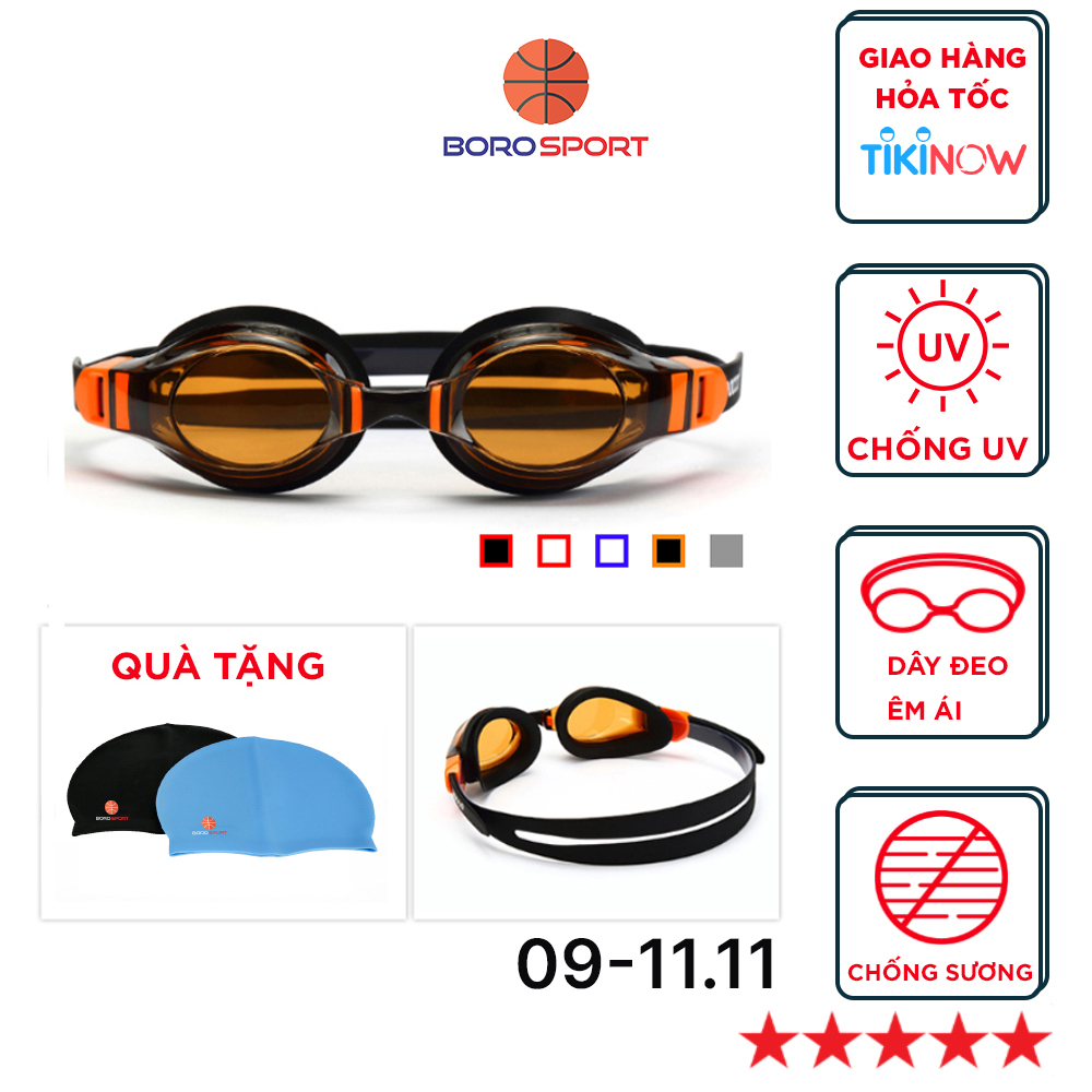 Kính bơi chống tia UV , Chống sương mù , bảo vệ mắt Cleacco, dành cho vận động viên chuyên nghiệp hoặc người có sở thích đi bơi mỗi ngày, màu sắc đa dạng - Hàng Chính Hãng