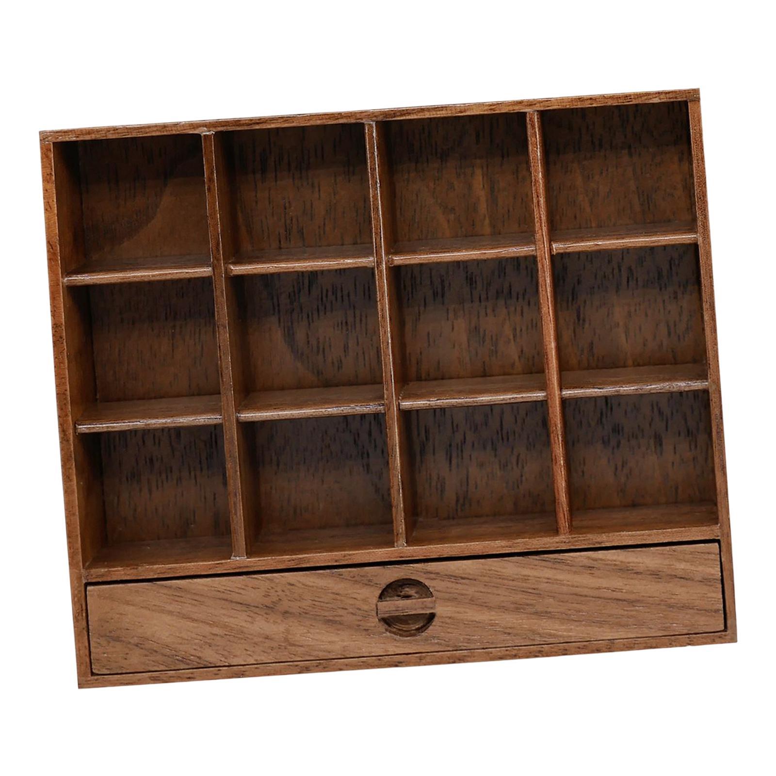 Dollhouse Miniature Storage Rack DIY Scene Model Miniature Dollhouse Decoration Accessories for Kitchen Decoration