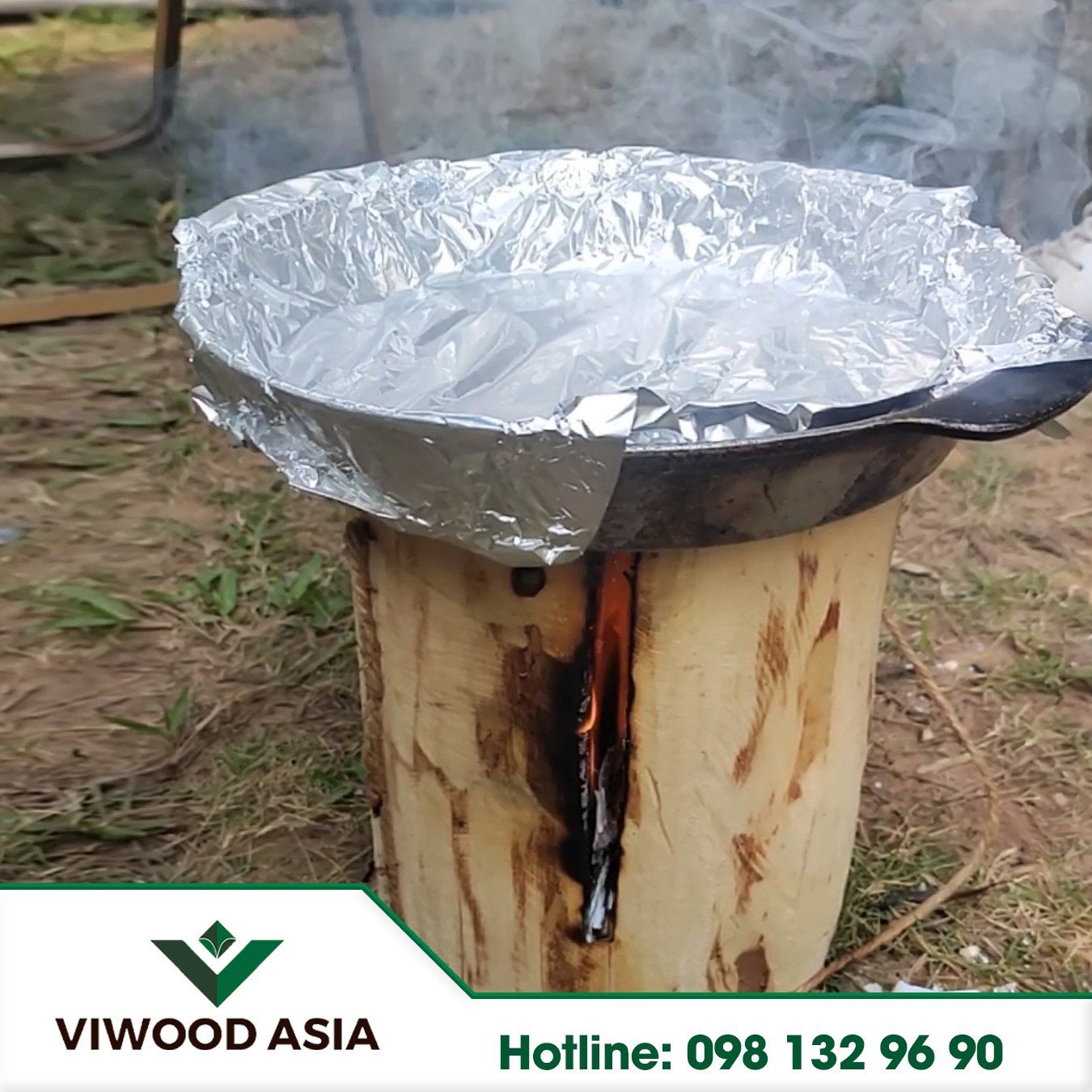 Củi đuốc - Củi dã ngoại cắm trại Viwood Asia, củi nhẹ, dễ mang đi, an toàn