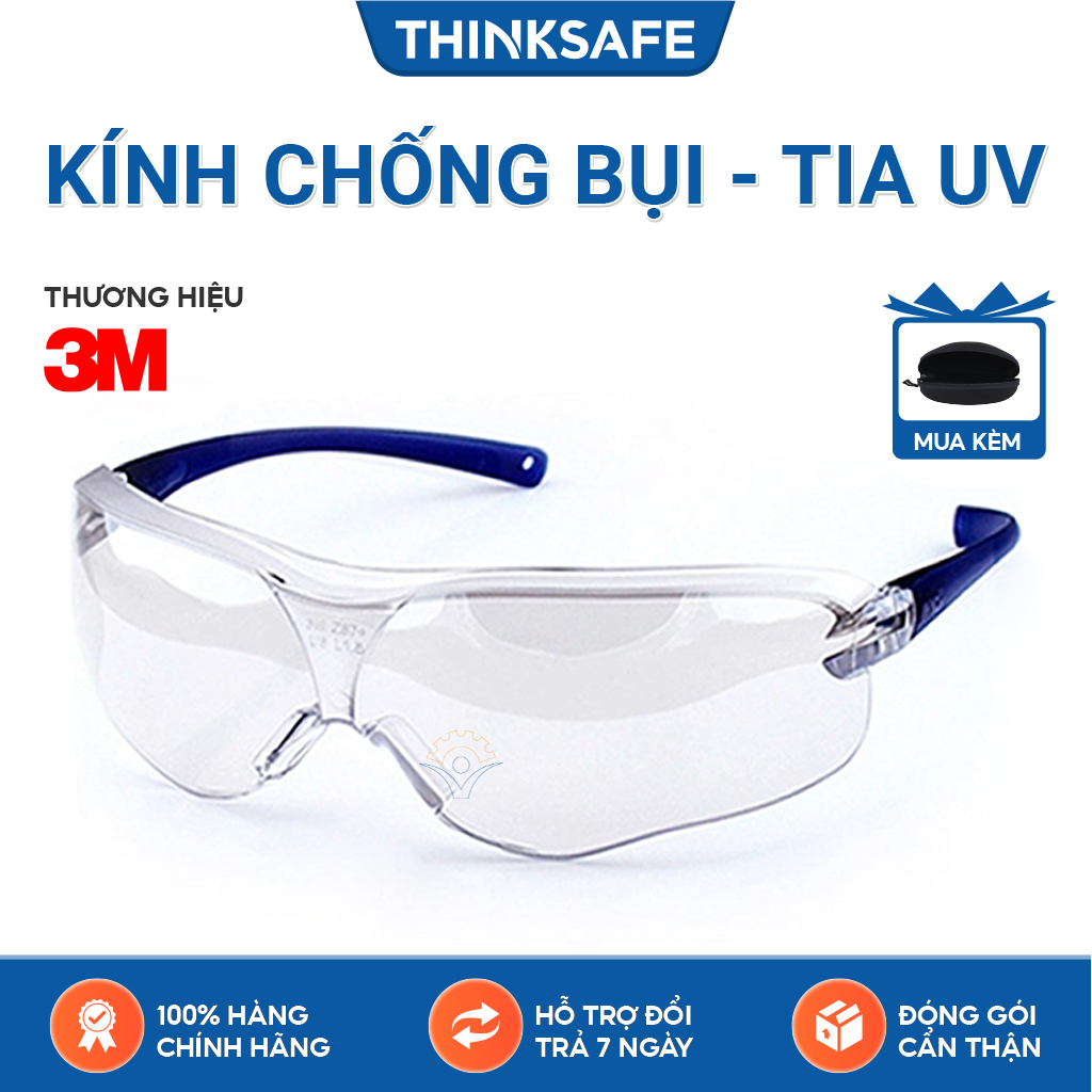 Kính bảo hộ 3M V34 Mắt kính chống tia UV, chống bụi, chắn gió, chống đọng sương, mắt kính trong suốt, bảo vệ mắt trong y tế, lao động, đi xe máy
