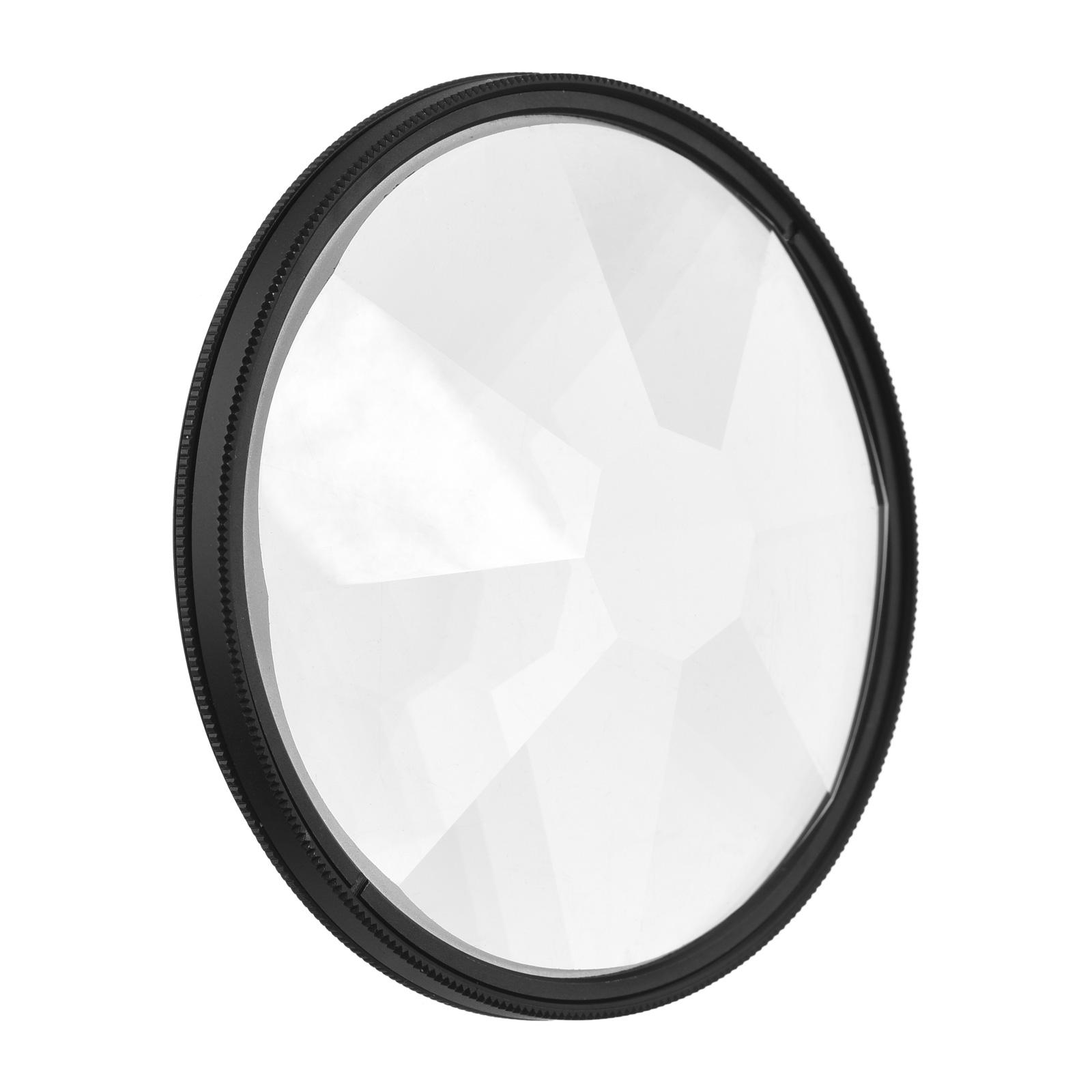 77mm Octaprism Kaleidoscope Lens Filter Optical Glass Lens Filter Professional Photography Accessory for DSLR Camera