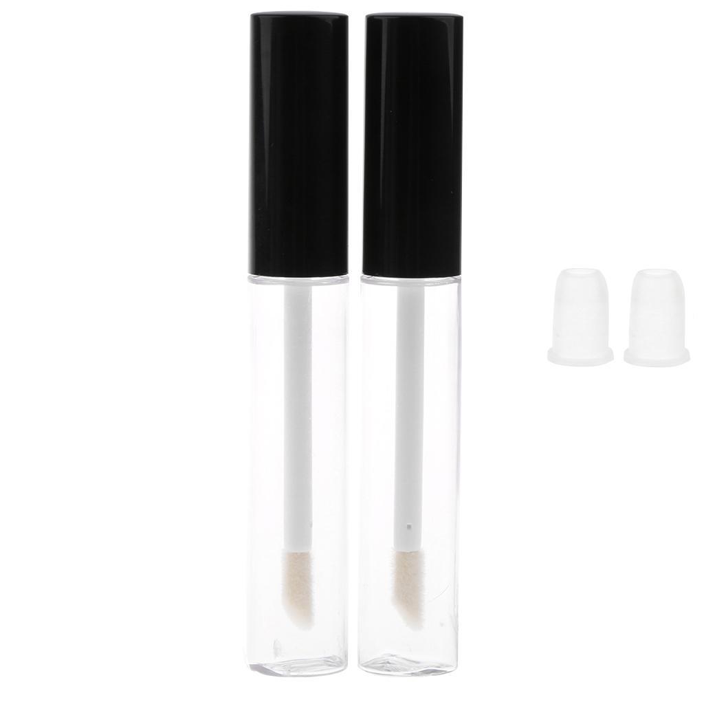 4 Pieces 10ml Empty Liquid Eyeliner Bottles Tube Lip Gloss Oil Container