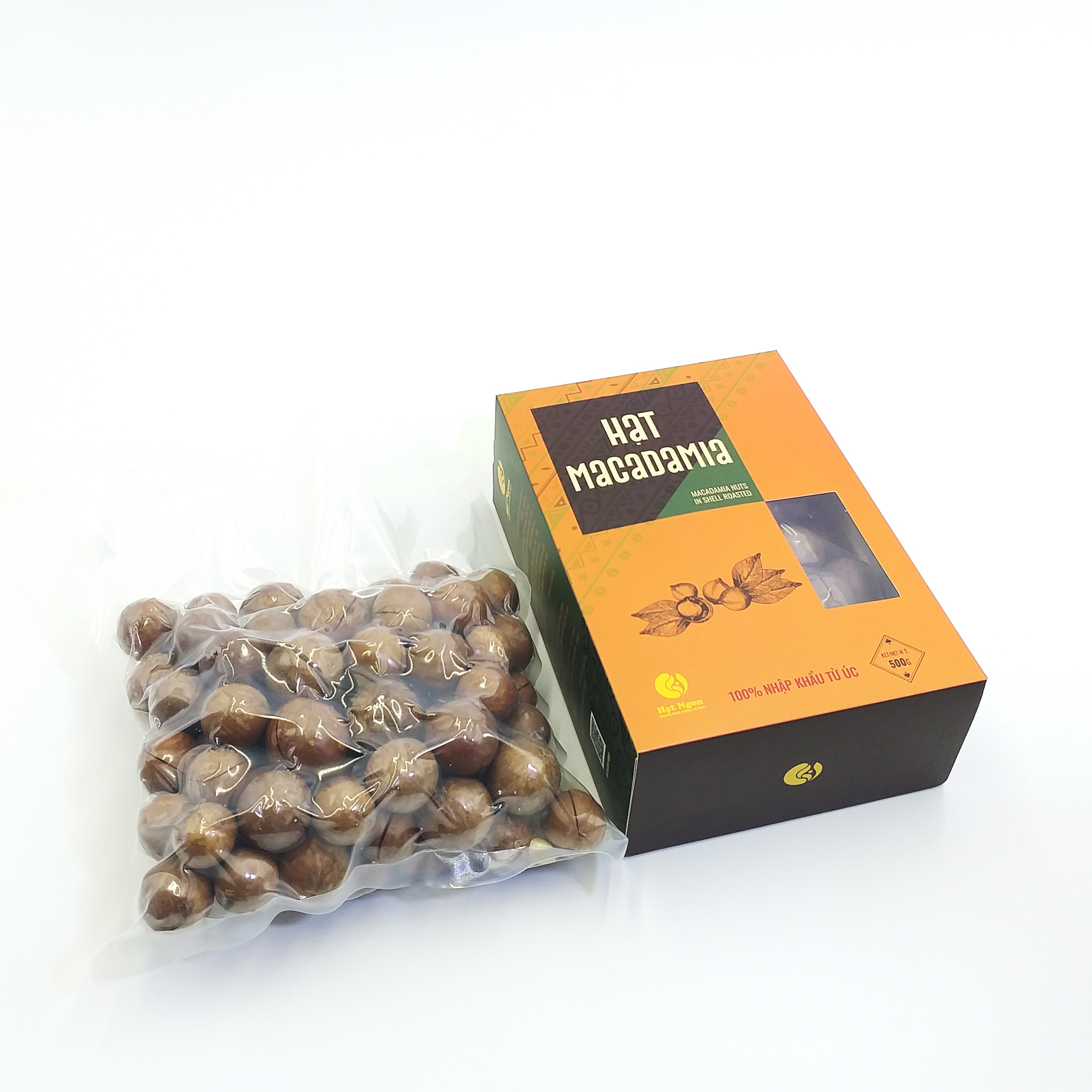 HẠT MACCA ÚC NỨT VỎ LOẠI 1 - HỘP 500G