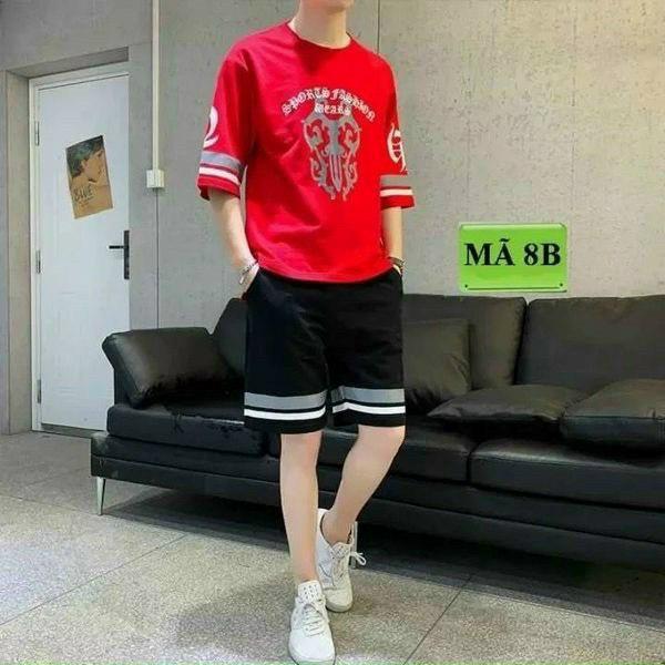 [HOT] Sét Đồ Bộ Nam Thể Thao Mùa Hè Với Chất Vải Thun Lạnh Co Giãn Họa Tiết Đẹp Thời Trang  Siêu Đẹp HTM FASHION - Trắng