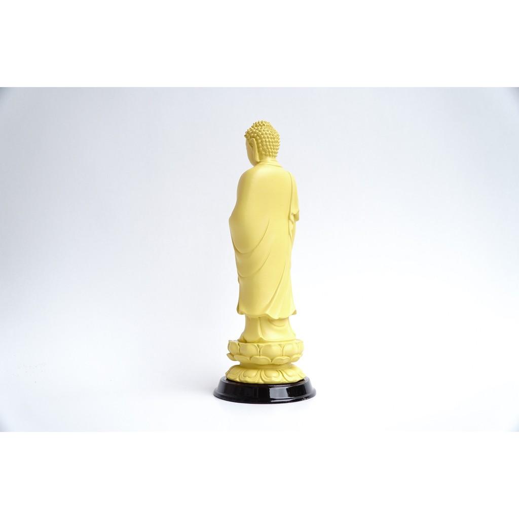 Tượng Phật A Di Đà đứng vàng đất - Cao 25cm
