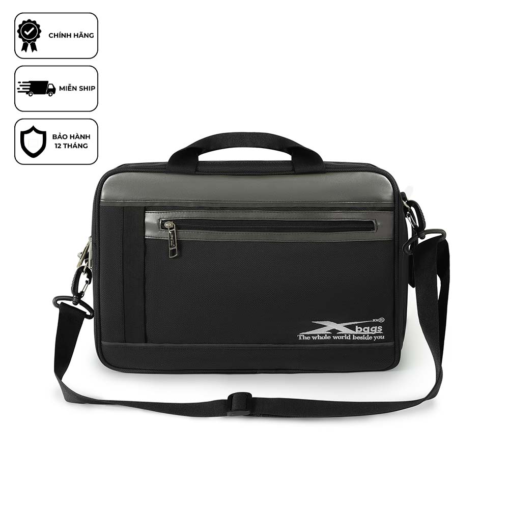 Cặp đa năng học sinh, cặp xách laptop cao cấp Xbags Simple