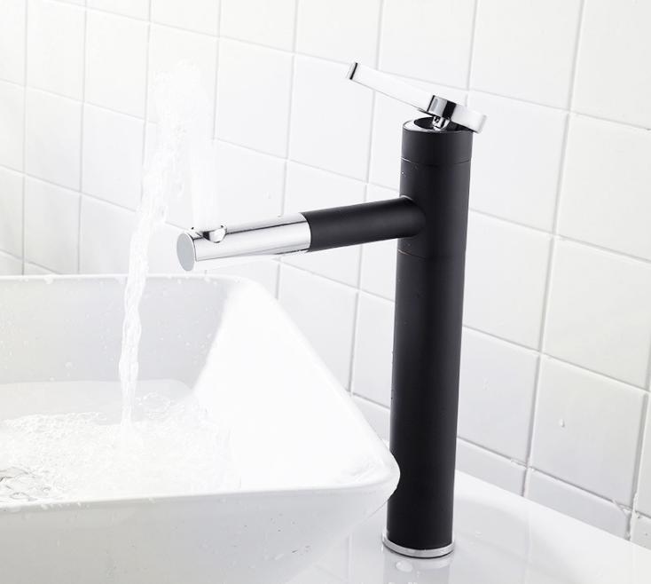 Vòi lavabo nóng lạnh cao cấp cho chậu đặt bàn EBEC VL-13