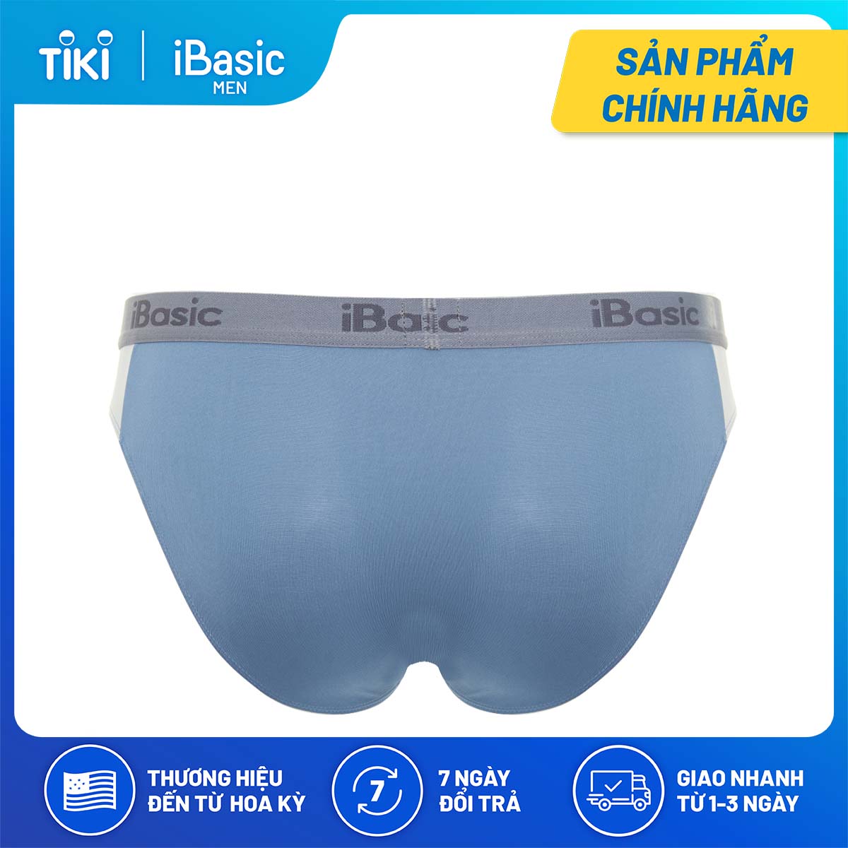 Combo 3 quần lót nam brief poly iBasic PANM006