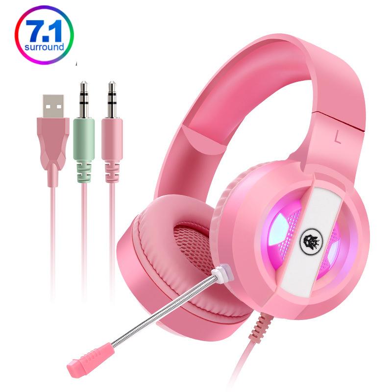 Chuyên Nghiệp Led Game Thủ Tai Nghe Cho Máy Tính PS4 PS5 Fifa 21 Tai Nghe Chơi Game Bass Stereo PC Tai Nghe Có Dây Kèm Mic quà Tặng